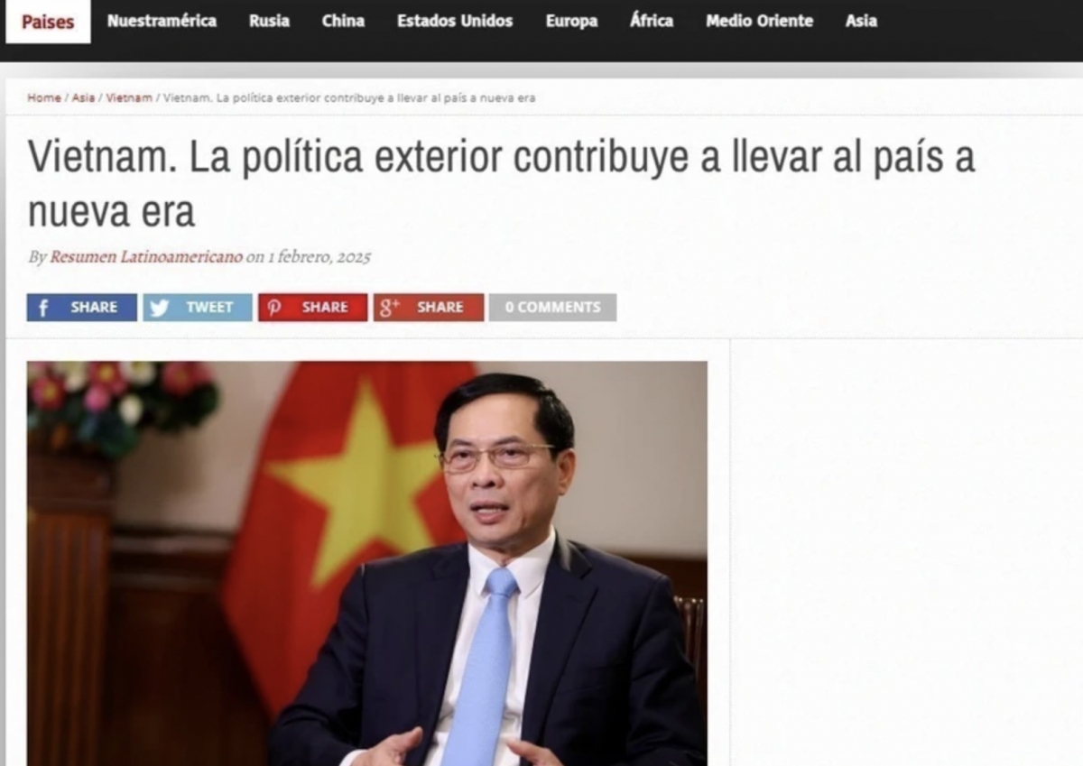 Foreign policy helps take Vietnam into new era: Argentine newspaper